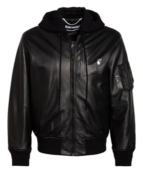 OFF-WHITE Lederblouson ARROW