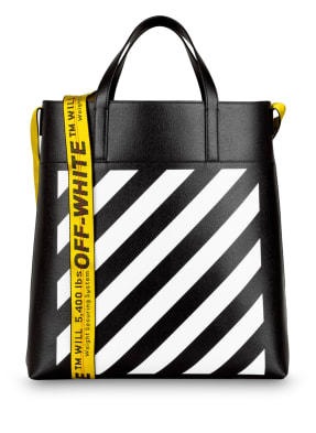 OFF-WHITE Saffiano-Shopper DIAG