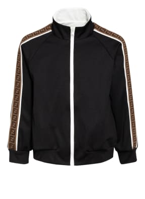 FENDI Sweatjacke mit Galonstreifen