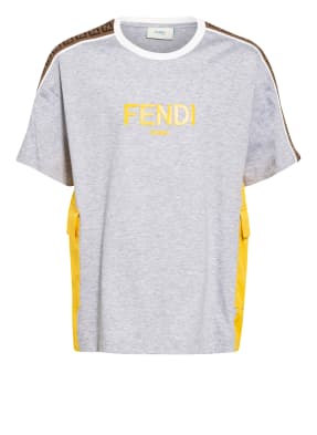 FENDI T-Shirt mit Galonstreifen