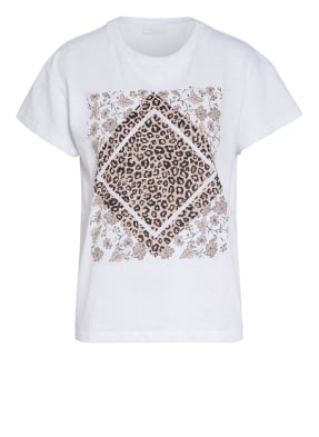 rich&royal T-Shirt mit Schmucksteinbesatz