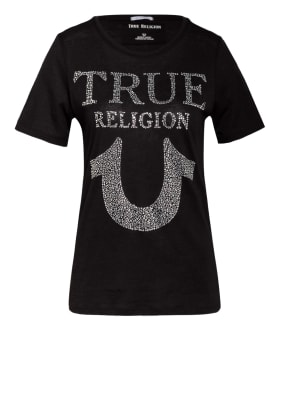 TRUE RELIGION T-Shirt TRUE mit Schmucksteinbesatz