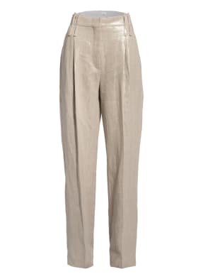 BRUNELLO CUCINELLI Leinenhose mit Glitzergarn