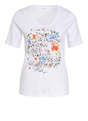 efixelle T-Shirt mit Schmucksteinbesatz