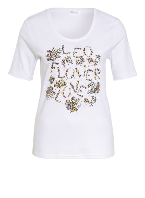 efixelle T-Shirt mit Schmucksteinbesatz