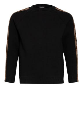 FENDI Sweatshirt mit Galonstreifen