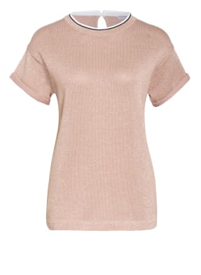 BRUNELLO CUCINELLI Strickshirt mit Schmucksteinbesatz