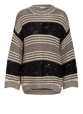 BRUNELLO CUCINELLI Pullover mit Paillettenbesatz
