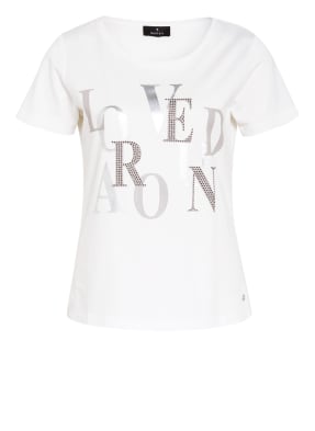 monari T-Shirt mit Schmucksteinbesatz