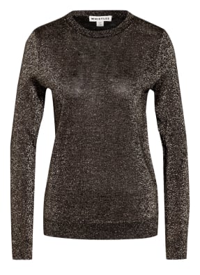 WHISTLES Longsleeve mit Glanzgarn