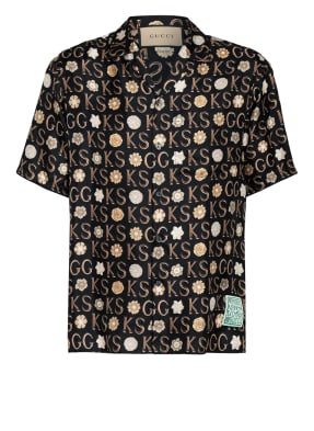 GUCCI Resorthemd Comfort Fit aus Seide