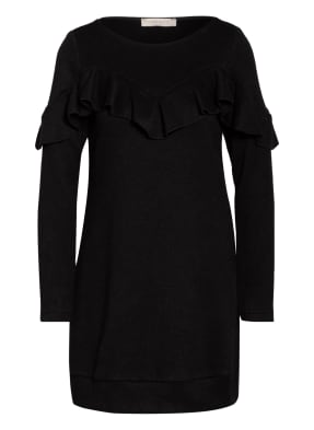 RINASCIMENTO Strickkleid mit Volantbesatz