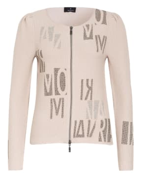 monari Strickjacke mit Schmucksteinbesatz