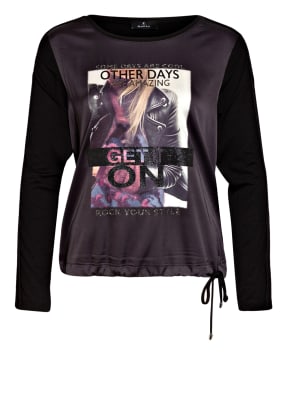 monari Blusenshirt mit Paillettenbesatz