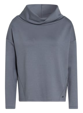 monari Sweatshirt mit Schmucksteinbesatz