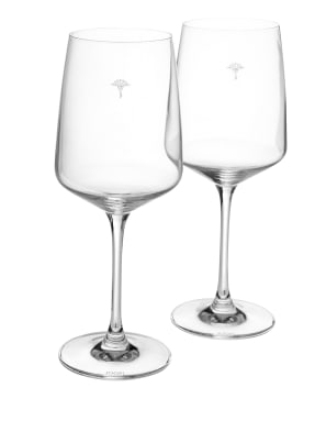 JOOP! Set of 2 wine glasses SINGLE CORNFLOWER