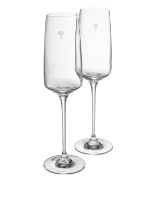 JOOP! 2er-Set Champagnergläser SINGLE CORNFLOWER