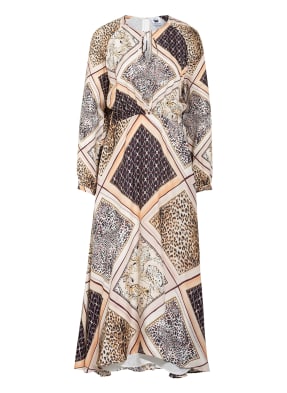 floer Kleid mit Seide