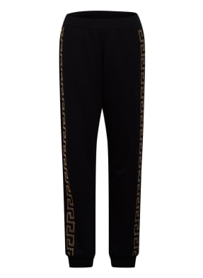 VERSACE Sweatpants mit Schmucksteinbesatz