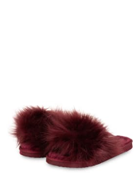 flip*flop Pantoletten HAIRY POOL mit Kunstpelzbesatz