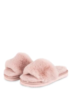 flip*flop Pantoletten mit Kunstpelzbesatz