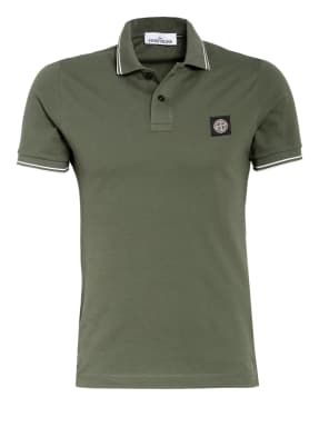 STONE ISLAND Piqué-Poloshirt Slim Fit