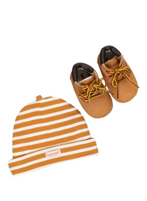 Timberland Set: Schuhe und Mütze in Geschenkbox