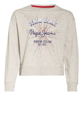 Pepe Jeans Sweatshirt mit Schmucksteinbesatz