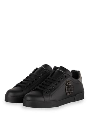 DOLCE&GABBANA Sneaker PORTOFINO mit Perlenbesatz