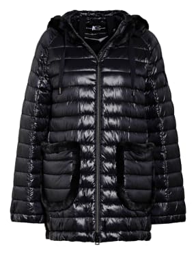 LUISA CERANO Steppjacke mit Kunstpelzbesatz