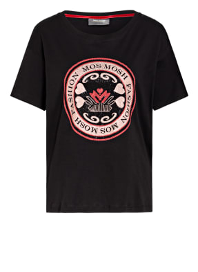 MOS MOSH T-Shirt LEAH mit Schmucksteinbesatz