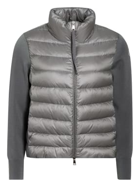 MONCLER Strickjacke im Materialmix