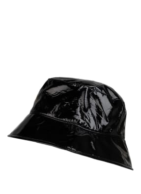 MONCLER Mütze in Lackleder-Optik