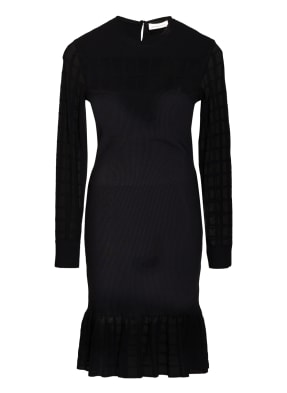 ALEXANDER McQUEEN Strickkleid mit Rüschensaum