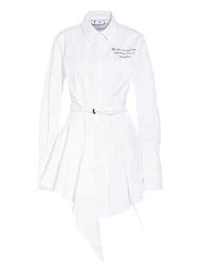 OFF-WHITE Hemdblusenkleid mit Volantbesatz