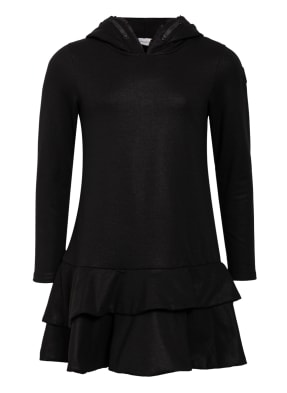 MONCLER enfant Hoodie-Kleid mit Rüschen- und Volantbesatz