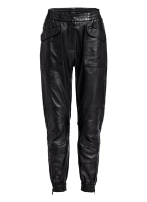 MUNTHE 7/8-Lederhose LOTUS im Jogging-Stil