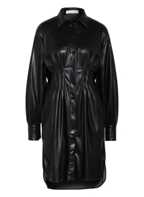 MYKKE HOFMANN Hemdblusenkleid KESSY in Lederoptik