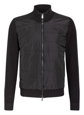 BOSS Strickjacke MANDOR im Materialmix