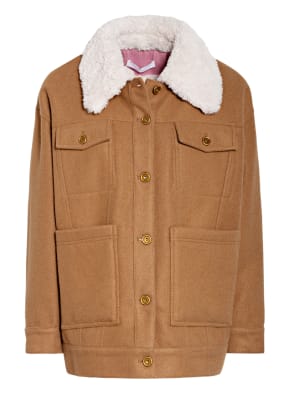 OOF Wear Jacke mit Kunstfellfutter