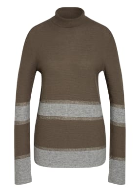 FABIANA FILIPPI Rollkragenpullover mit Glanzgarn