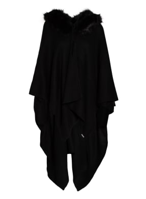 LAUREN RALPH LAUREN Cape mit Kunstpelzbesatz