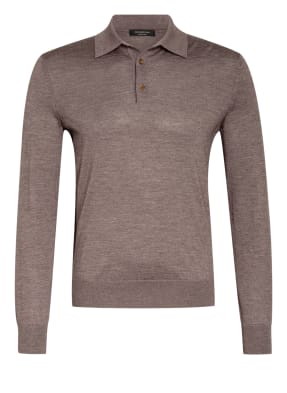 Ermenegildo Zegna Cashmere-Poloshirt mit Seide