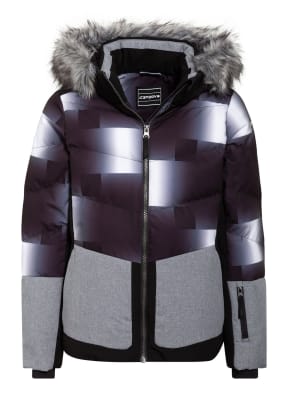 ICEPEAK Skijacke LOMITA mit abnehmbarem Kunstfellbesatz