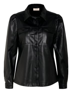 FREEQUENT Overshirt in Lederoptik