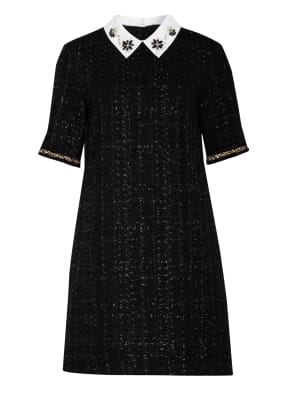 ana alcazar Bouclé-Kleid mit Schmucksteinbesatz
