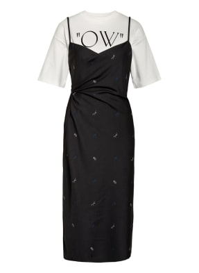 OFF-WHITE Kleid mit Drapage