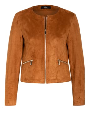 s.Oliver BLACK LABEL Jacke in Lederoptik