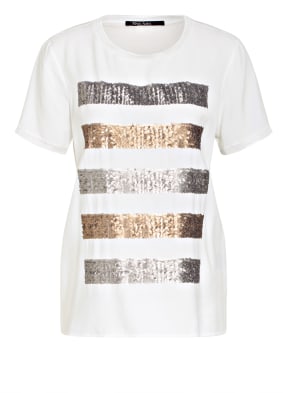 MARC AUREL T-Shirt mit Pailettenbesatz