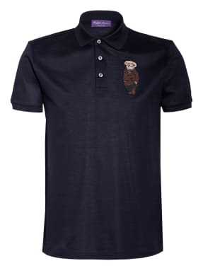 RALPH LAUREN PURPLE LABEL Piqué-Poloshirt Custom Slim Fit